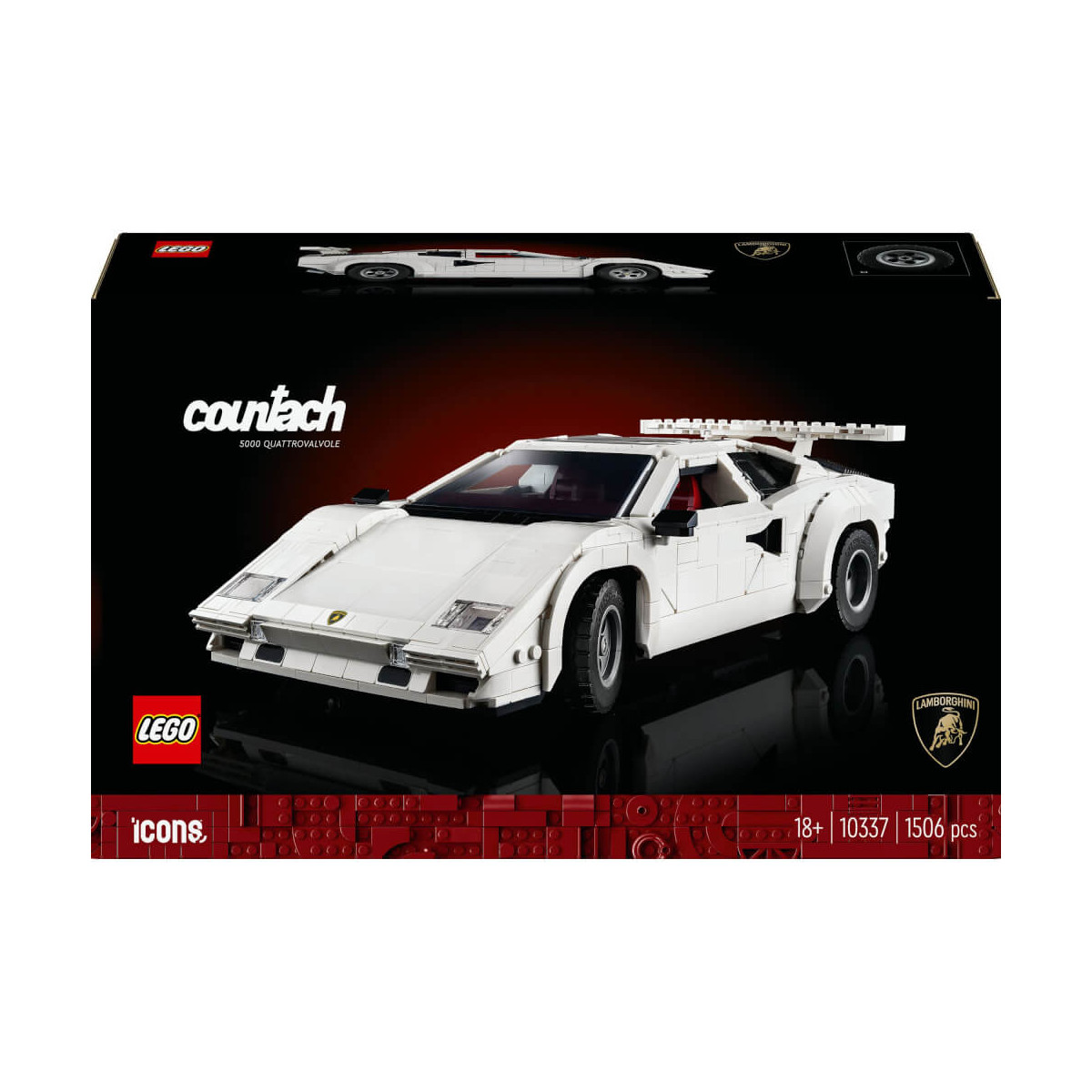 LEGO® Icons 10337 Lamborghini Countach 5000 Quattrovalvole, selte