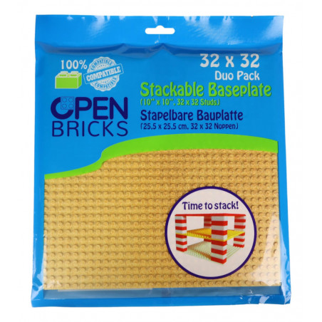 32x32 Desert sand (2) Printed Baseplates