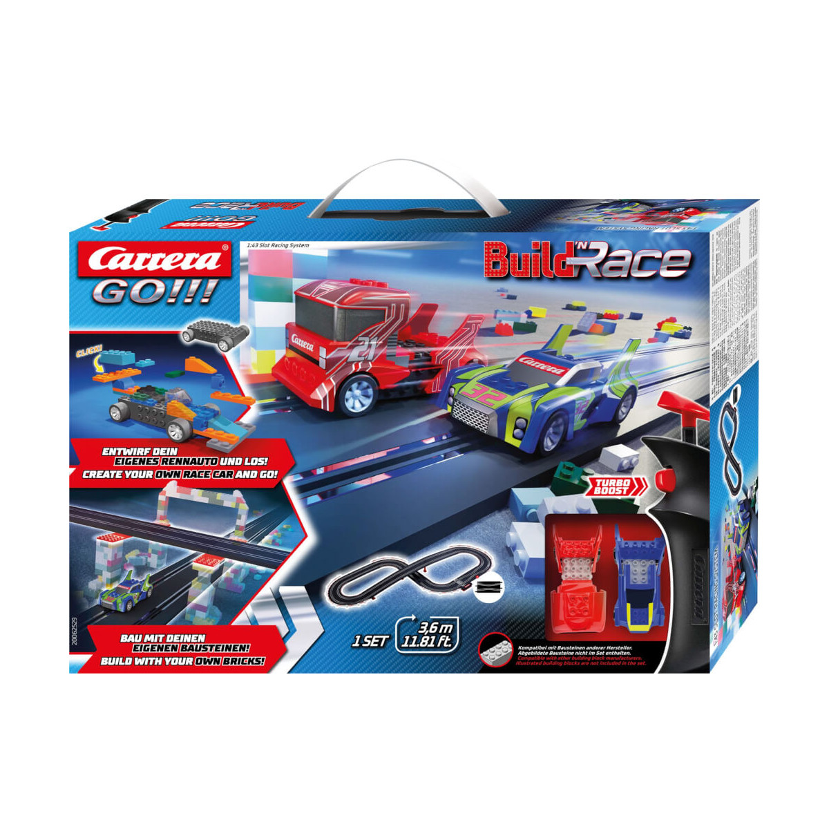 CARRERA GO!!! - Build n Race - Racing Set 3.6