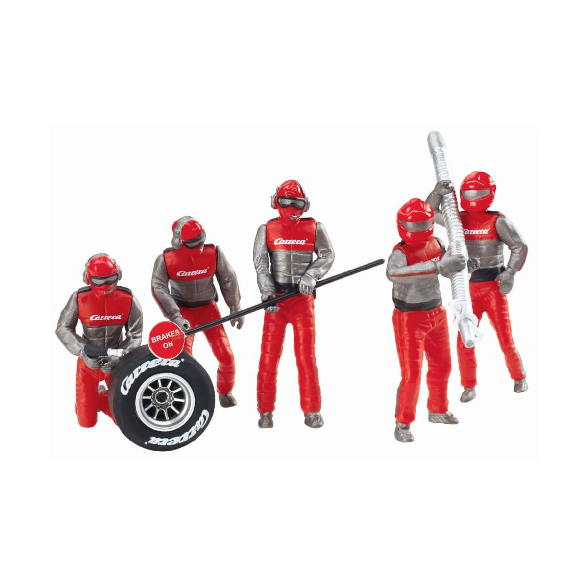 CARRERA DIVERSE - Figurensatz Mechaniker, Carrera Crew rot