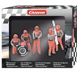 CARRERA DIVERSE - Figurensatz Mechaniker, Carrera Crew rot
