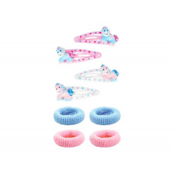 Haar-Set Zebra 4tlg 2 Farben (6)