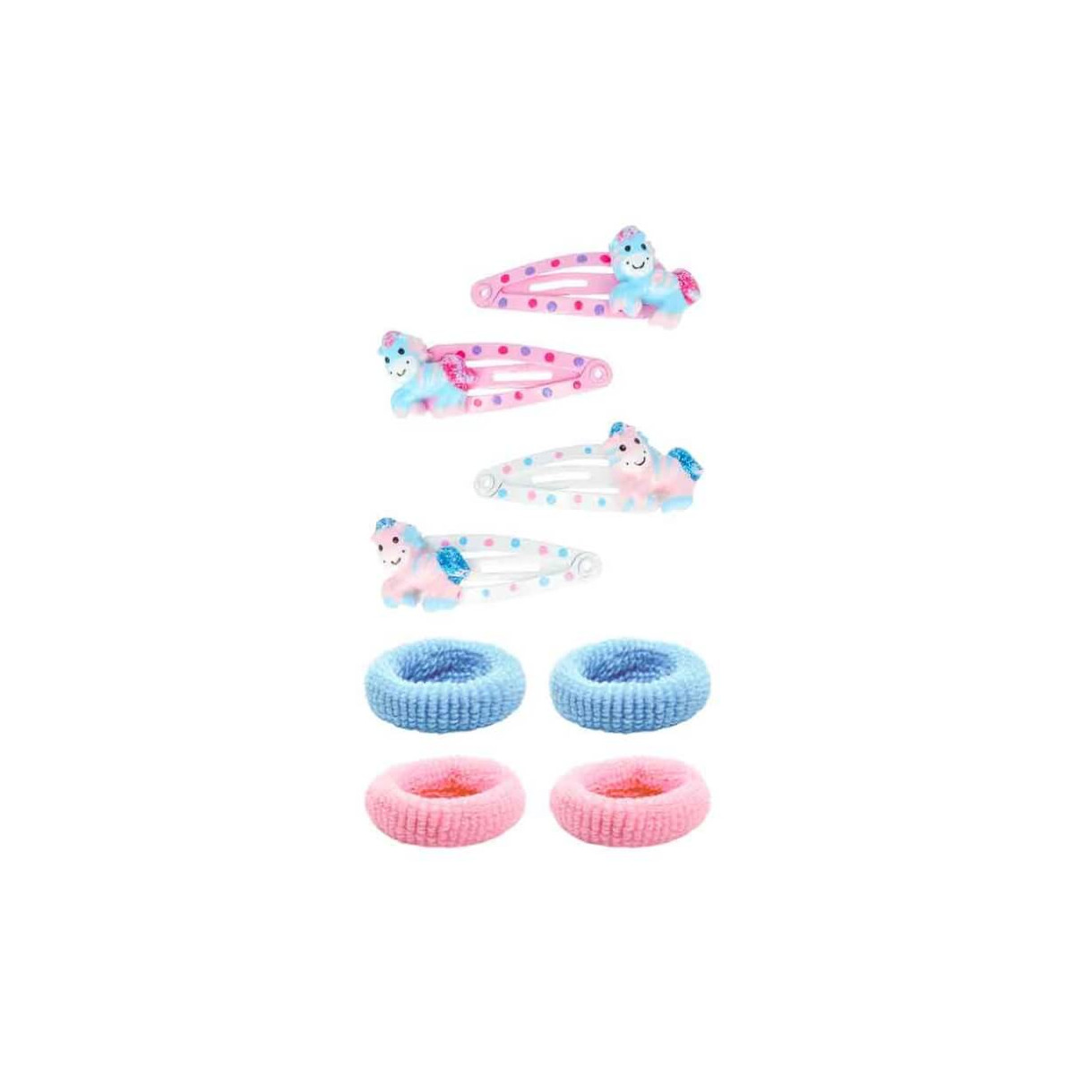 Haar-Set Zebra 4tlg 2 Farben (6)