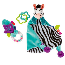Play+ Fühlen, rasseln, spielen (Geschenk-Set: Zebra)