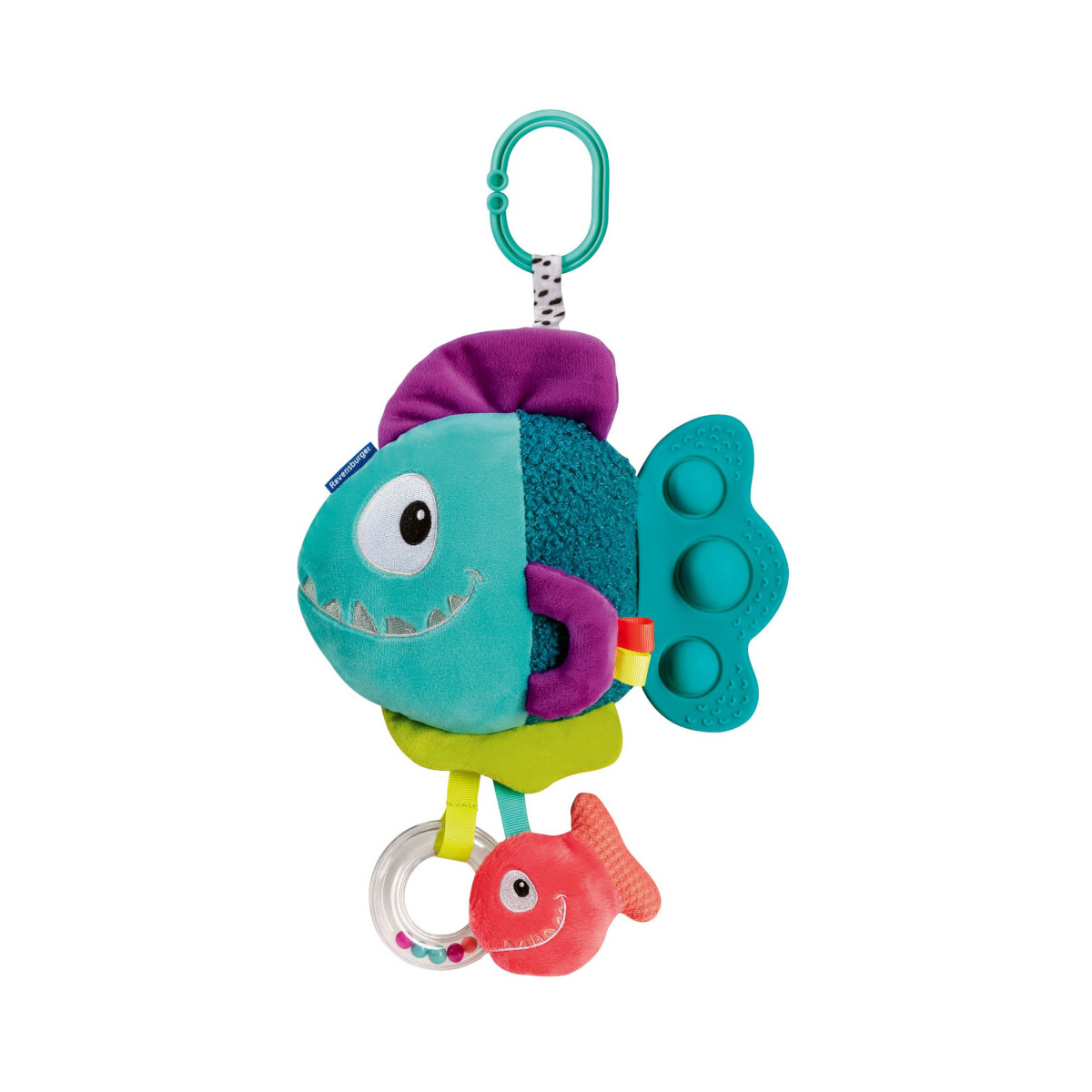 Play+ Pop-it Piranha (blau)