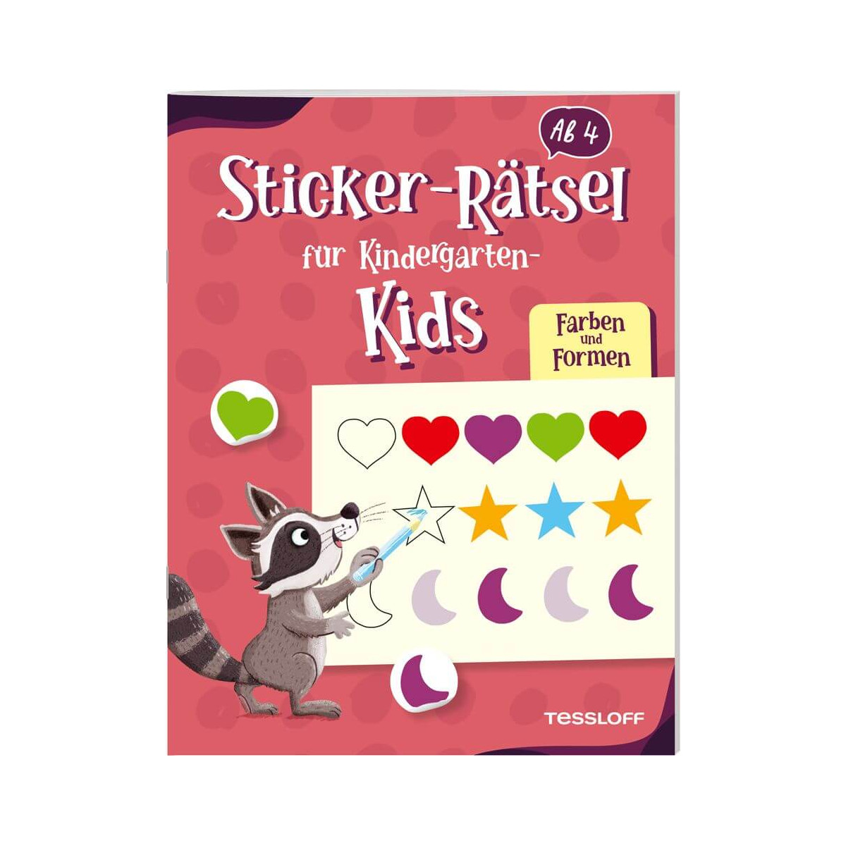 Sticker-Rätsel für Kindergart