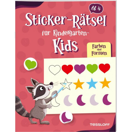 Sticker-Rätsel für Kindergart
