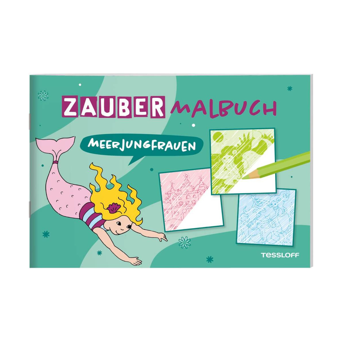 Zaubermalbuch. Meerjungfrauen