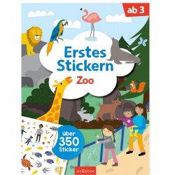 Erstes Stickern: Zoo