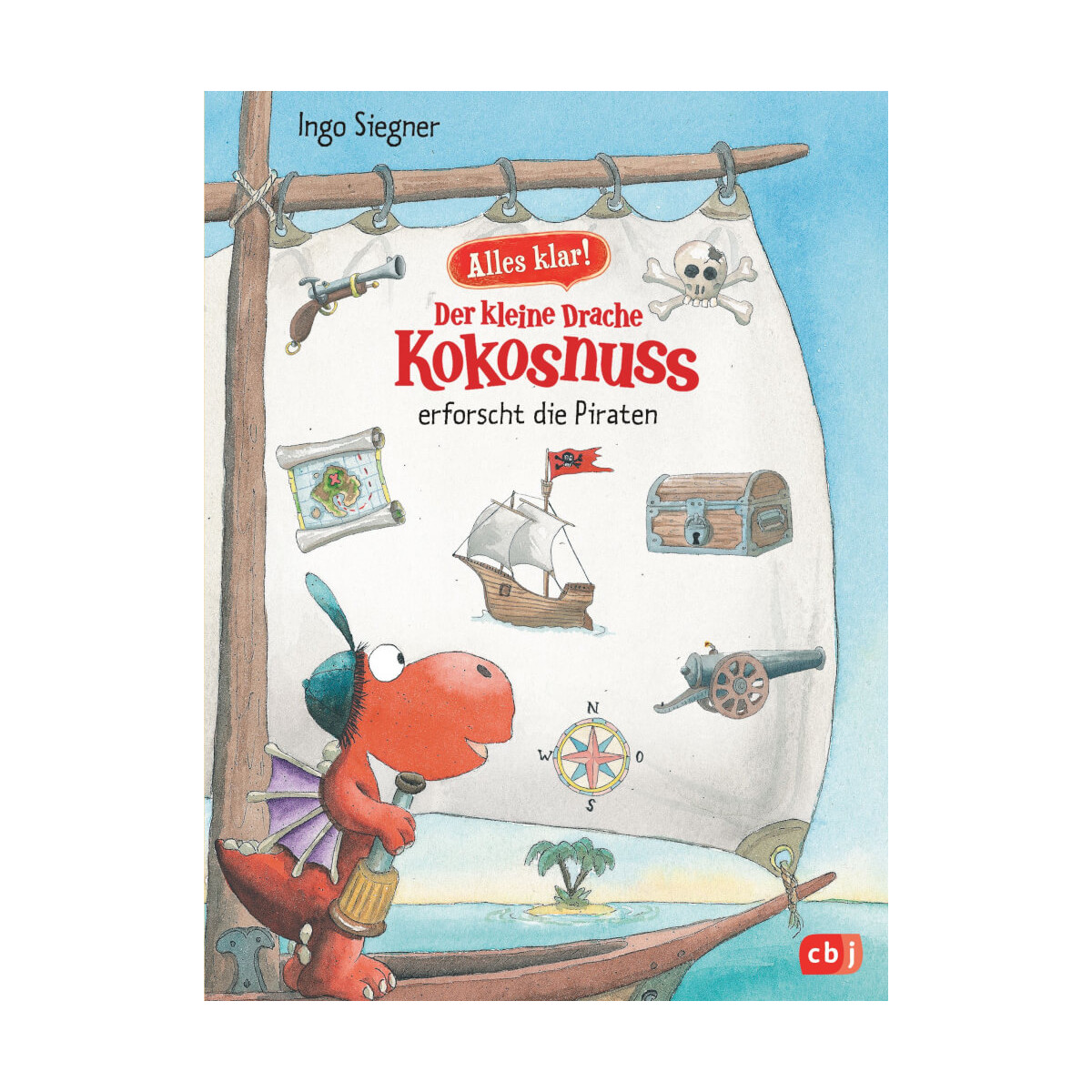 Alles klar! Der kleine Drache Kokosnuss erforscht die Piraten für Kinder ab 6 Jahren.
