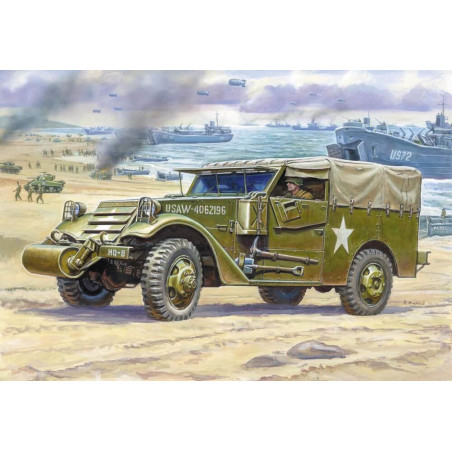 Zvezda - 1:35 Wwii Us M3 Spähwagen gep. m. Plane