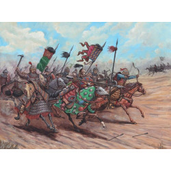 Zvezda - 1:72 Hist.-fig.-set Mongolen Gold.horde