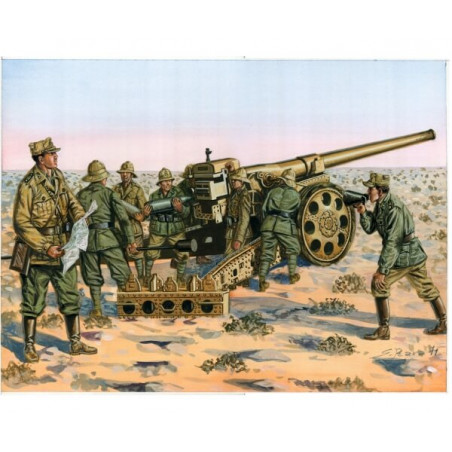 Italeri - 1:72 Italienische Kanone 149/40, Kolonne
