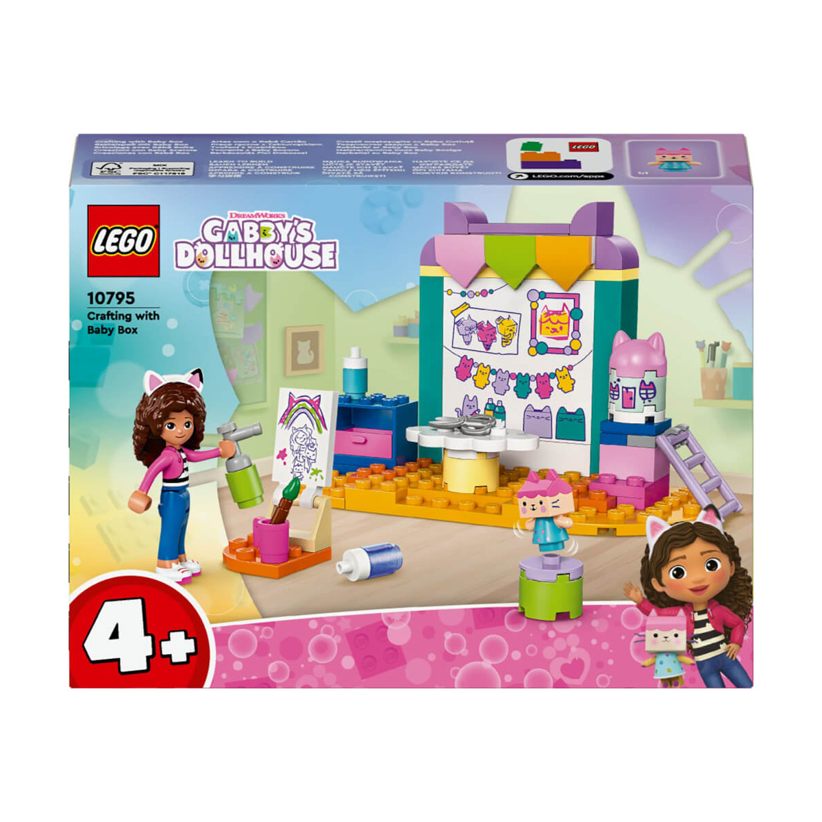 LEGO Gabby's Dollhouse 10795 - Bastelspaß mit Baby Box