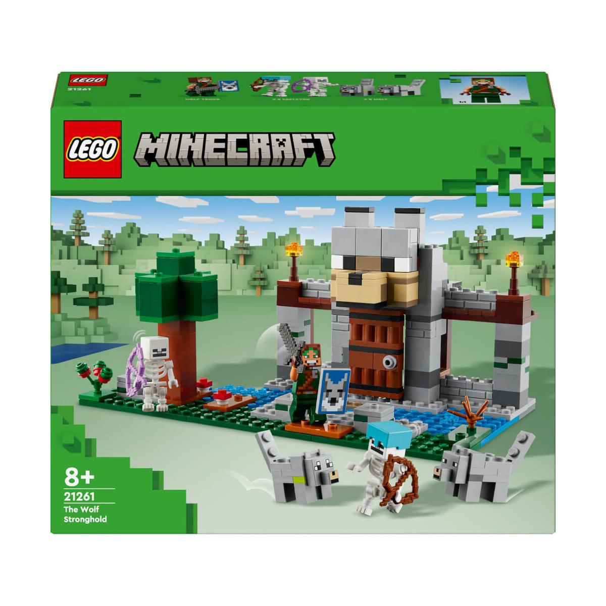 LEGO Minecraft 21261 - Die Wolfsfestung