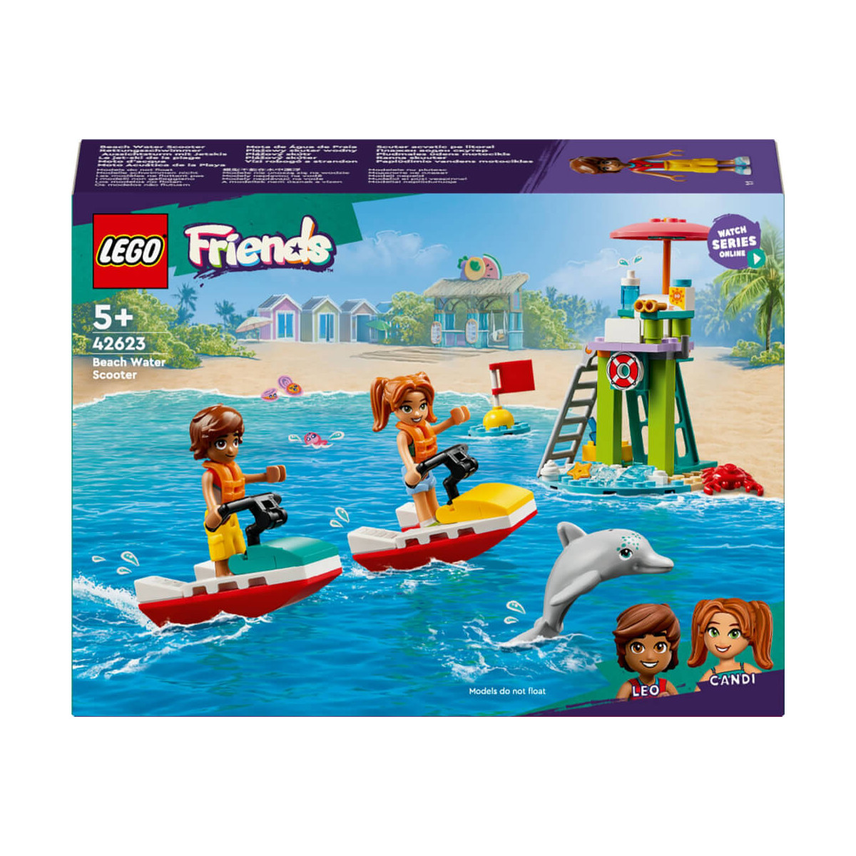 LEGO Friends 42623 - Rettungsschwimmer Aussichtsturm mit Jetskis