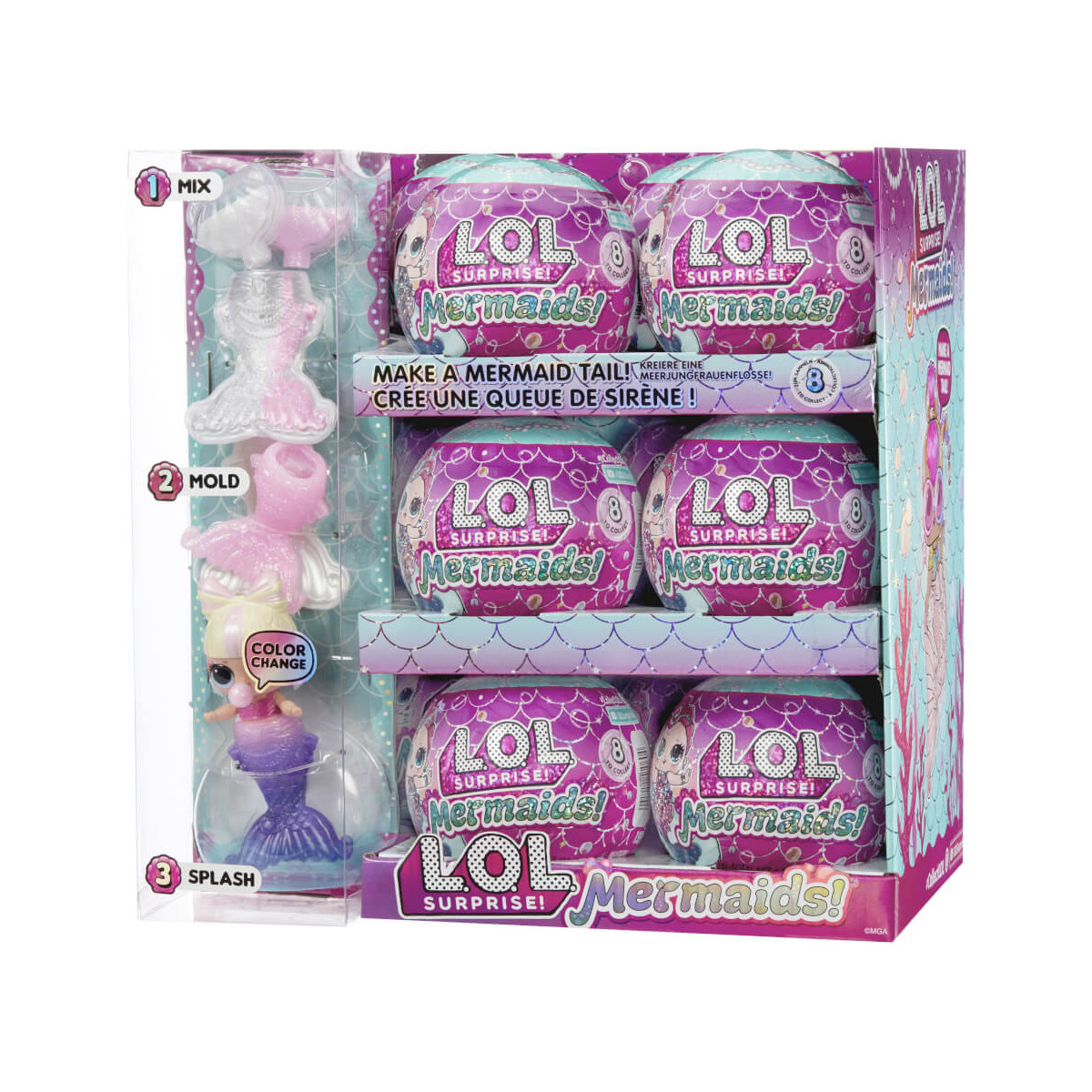 LOL Surpr. Mermaids! Tots,sort.i.Dpy