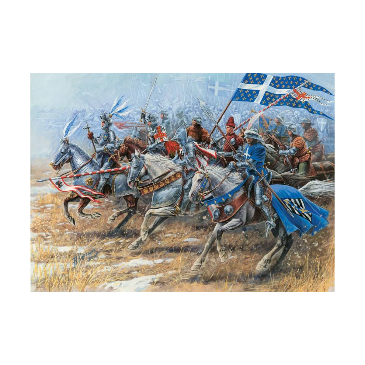 Zvezda - 1:72 French Knights and Cavalry