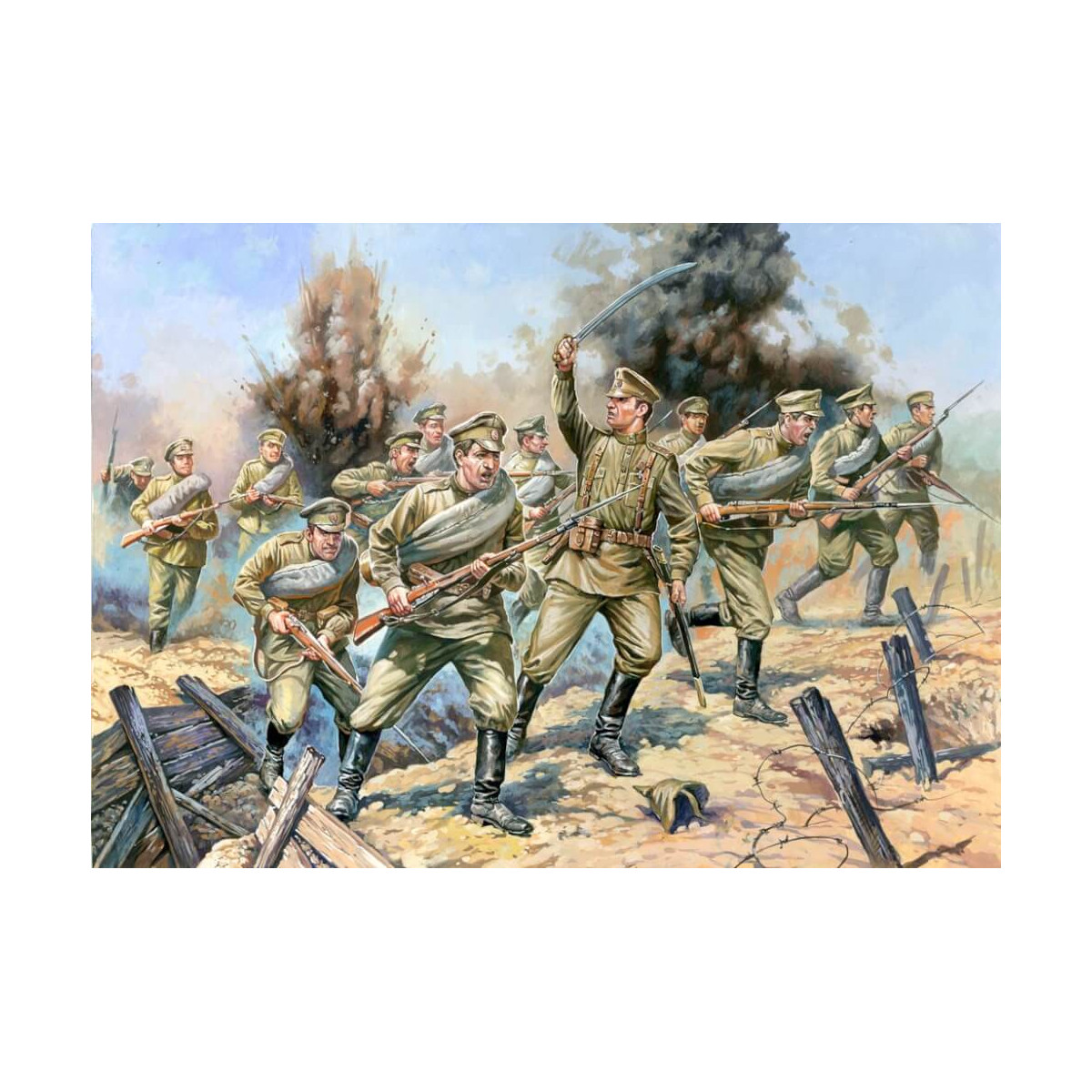 Zvezda - 1:72 Wwi Figuren-set Rus Infanterie