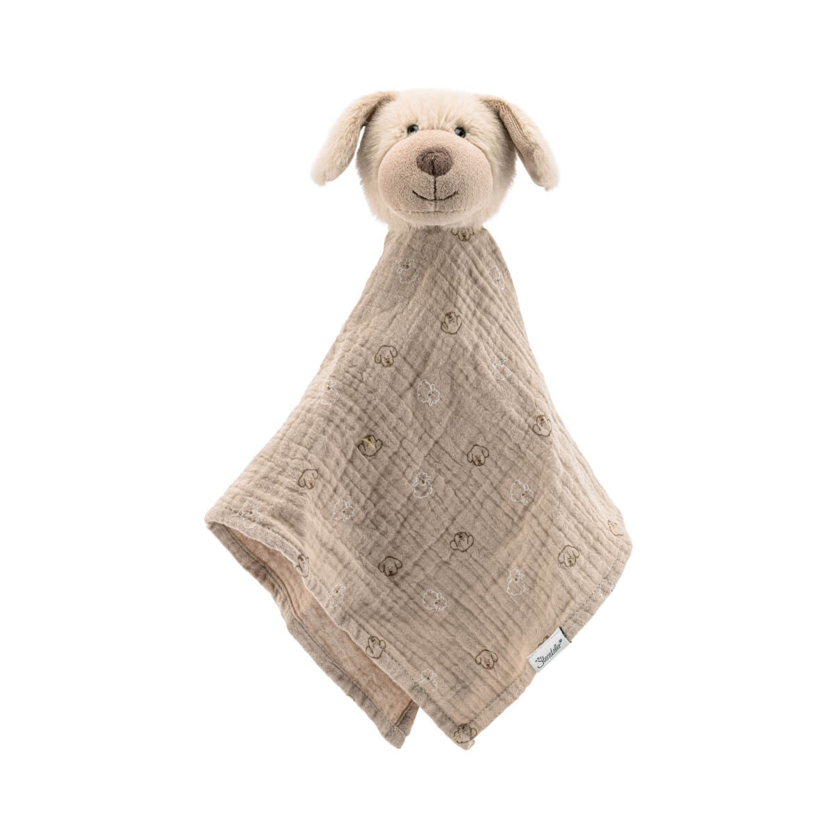 Schmusetuch L HUND Lucky - sand