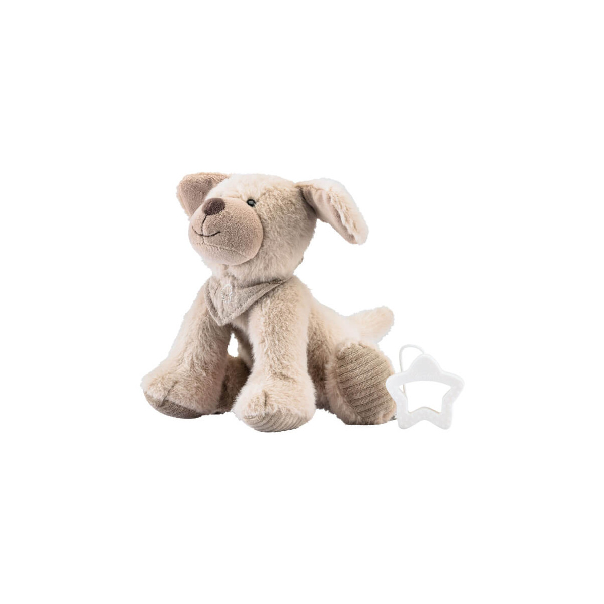 Spieluhr M HUND Lucky - graubeige