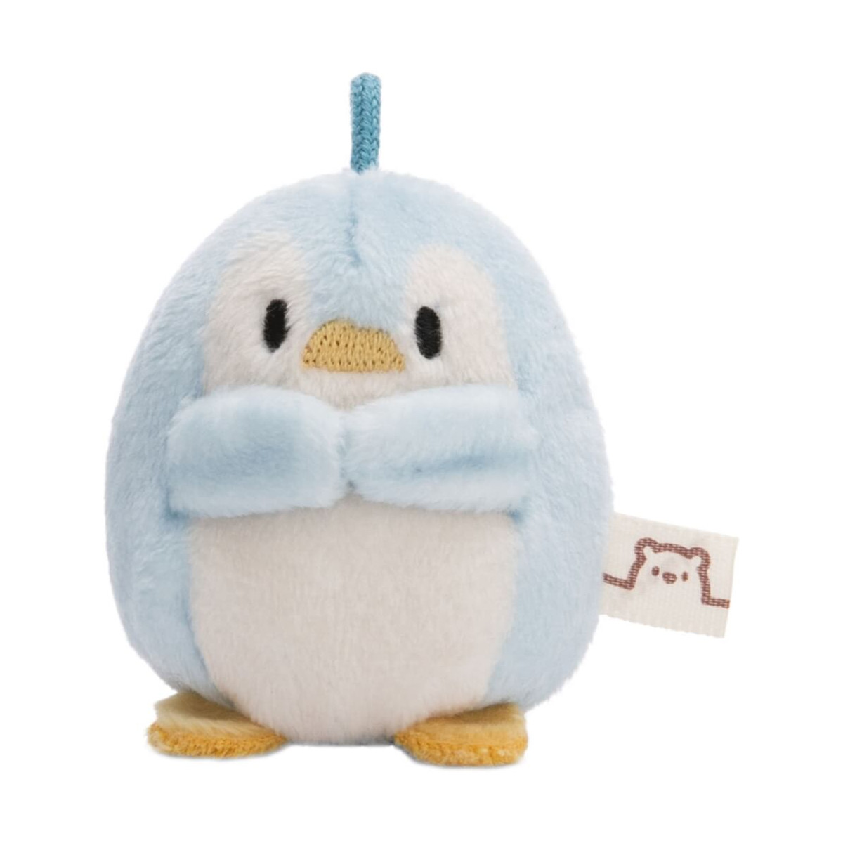 Kuscheltier Pinguin Waddle 5cm an Header Karte