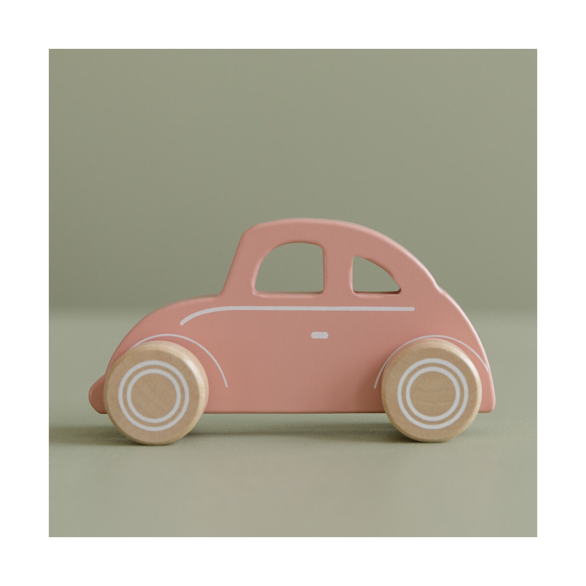 Auto Holz Pink / Rosa | Little Dutch