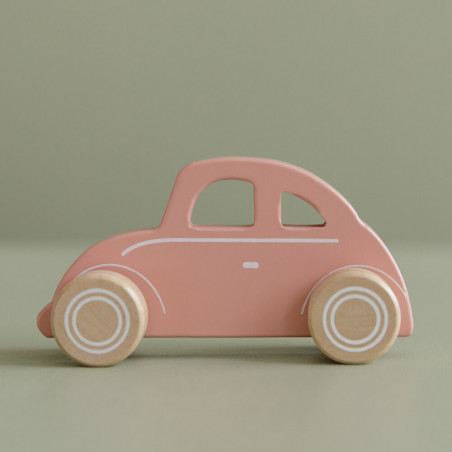 Auto Holz Pink / Rosa | Little Dutch