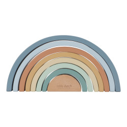 Regenbogen Forest Friends blue FSC