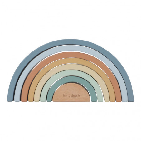 Regenbogen Forest Friends blue FSC