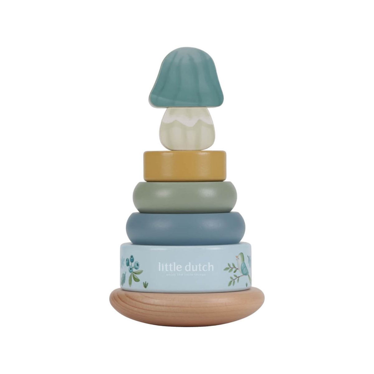 Holz-Stapelturm mit Ringen Forest Friends FSC