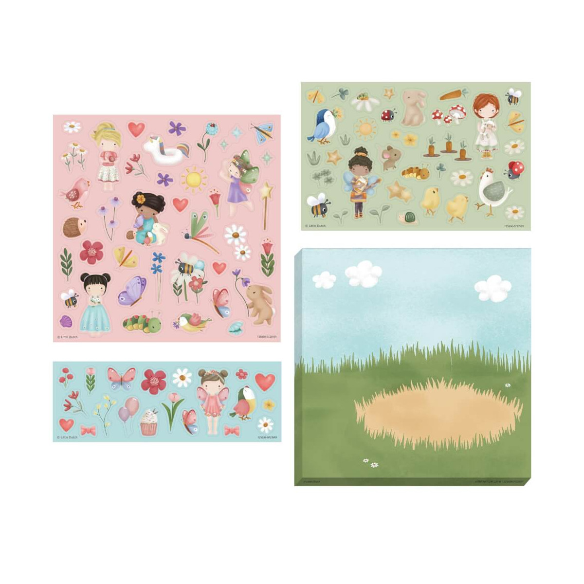 Stickerset Rosa & Friends