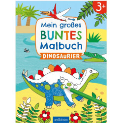 Gr. buntes Malbuch: Dinosaur
