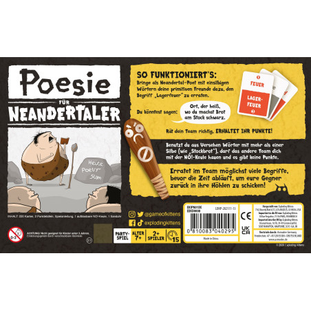 Exploding Kittens - Poesie für Neandertaler