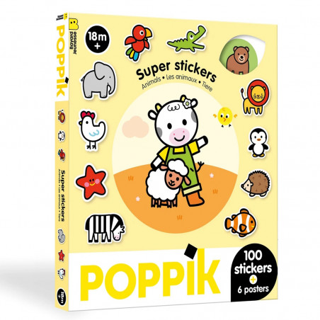 Poppik - Sticker Box Tiere
