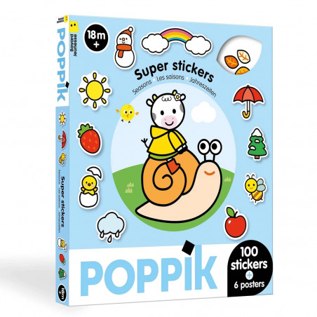 Poppik - Sticker Box Jahreszeiten Poppik - Sticker Box Jahreszeiten
