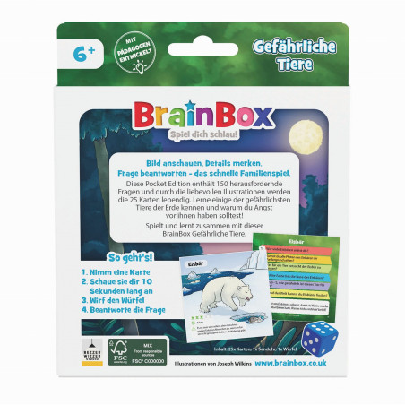 Green Board - BrainBox Pocket - Gefährliche Tiere Green Board - BrainBox Pocket - Gefährliche Tiere