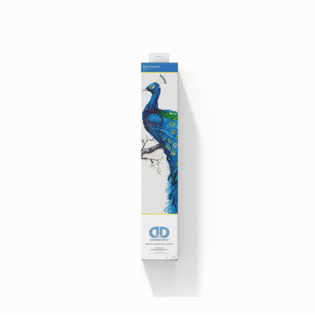Diamond Dotz - Diamond Painting Blauer Pfau