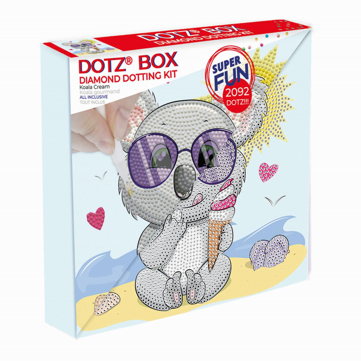 Diamond Dotz - Diamond Painting Koala Eiscreme