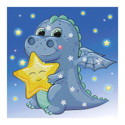 DIAMOND DOTZ - Diamond Painting Gute Nacht Drache