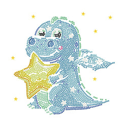 DIAMOND DOTZ - Diamond Painting Gute Nacht Drache