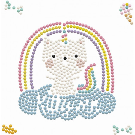 Diamond Dotz - Diamond Painting Katze Einhorn
