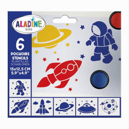 Aladine - Schablonen Weltraum Aladine - Schablonen Weltraum