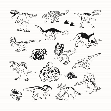 Aladine - Kinder Stempel Funny Dinosaurier Aladine - Kinder Stempel Funny Dinosaurier