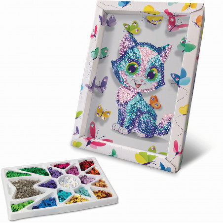 Collection Sequins - Paillettenkunst Katze Collection Sequins - Paillettenkunst Katze