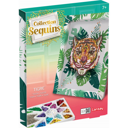 Collection Sequins - Paillettenkunst Tiger Collection Sequins - Paillettenkunst Tiger