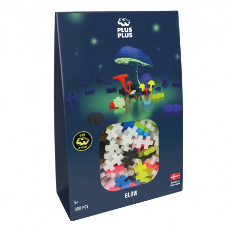 Plus-Plus - 300 Kreativ Bausteine Nachtleuchtend