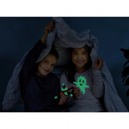 Plus-Plus - 300 Kreativ Bausteine Nachtleuchtend