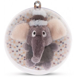 NICI - Winter 2021 - Winter Elefant Amadou 7cm mit Loop in Dekokugel