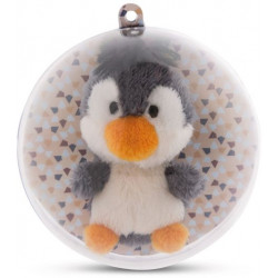 NICI - Winter 2021 - Winter Pinguin Icaak 7cm mit Loop in Dekokugel